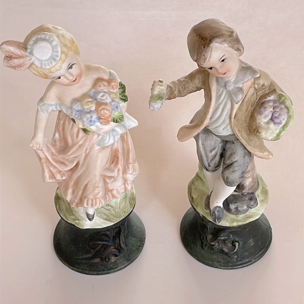 VTG Bisque Ardalt Lenwile Figurines